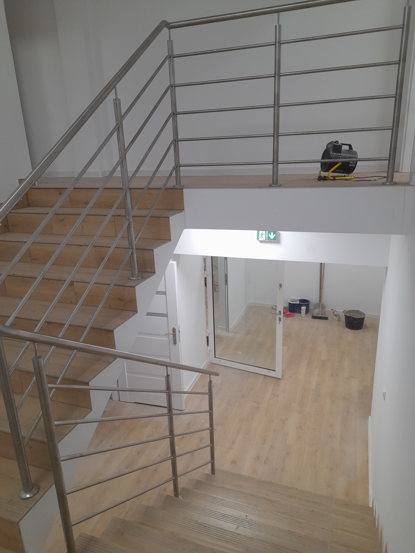 Balustrada schodowa · stal nierdzewna